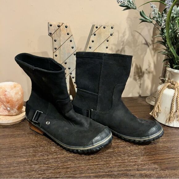 Sorel Slim Shortie Waterproof Boots Size 8.5 EUC - Picture 11 of 12